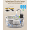 VOFORD 32L Automatic Stainless Steel Cat Water Fountain Wireless Sensor Pet Water Dispenser 5
