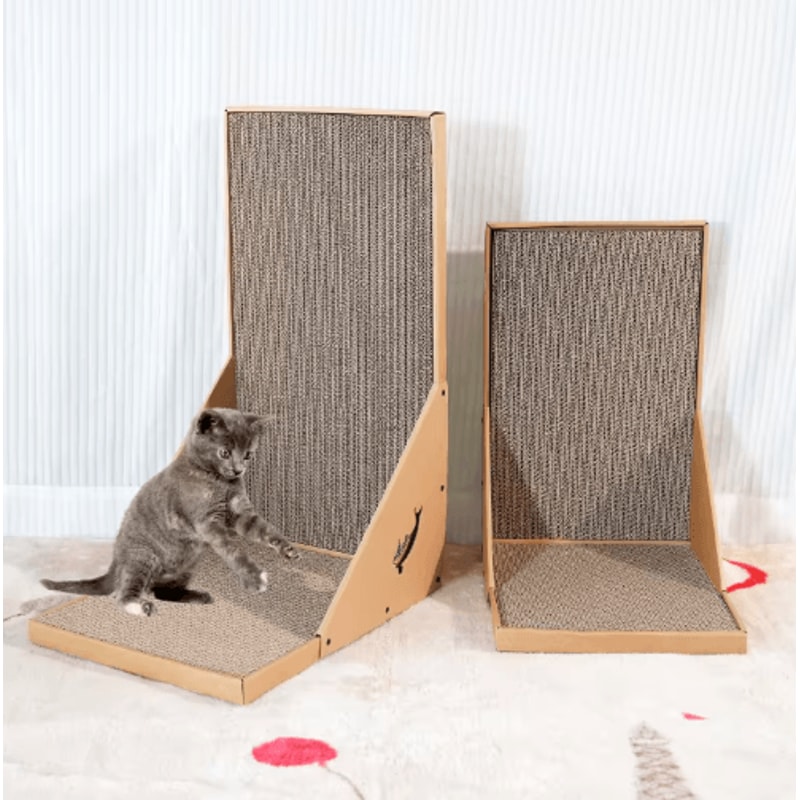 LShaped Cat Scratching Post Furniture Sofa Protector For Indoor Cats 5