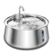 4L Stainless Steel Automatic Pet Water Fountain Ultra Quiet Filtered Water Dispenser 3