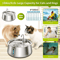 4L Stainless Steel Automatic Pet Water Fountain Ultra Quiet Filtered Water Dispenser 6