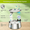 4L Stainless Steel Automatic Pet Water Fountain Ultra Quiet Filtered Water Dispenser 8