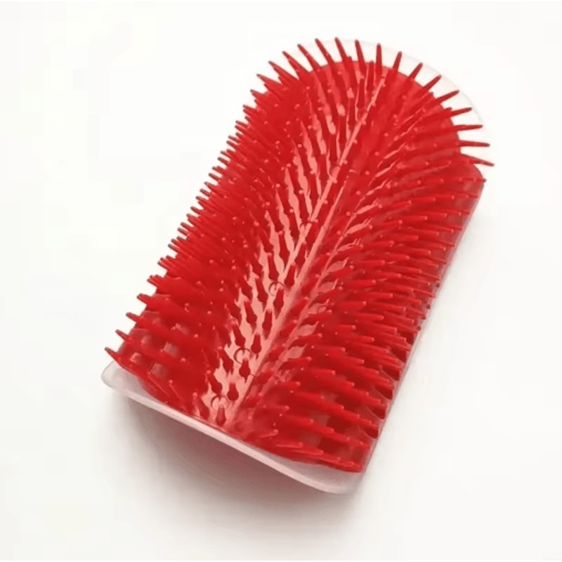WallMounted Cat Corner Scratcher With Catnip SelfGrooming Interactive Toy 6