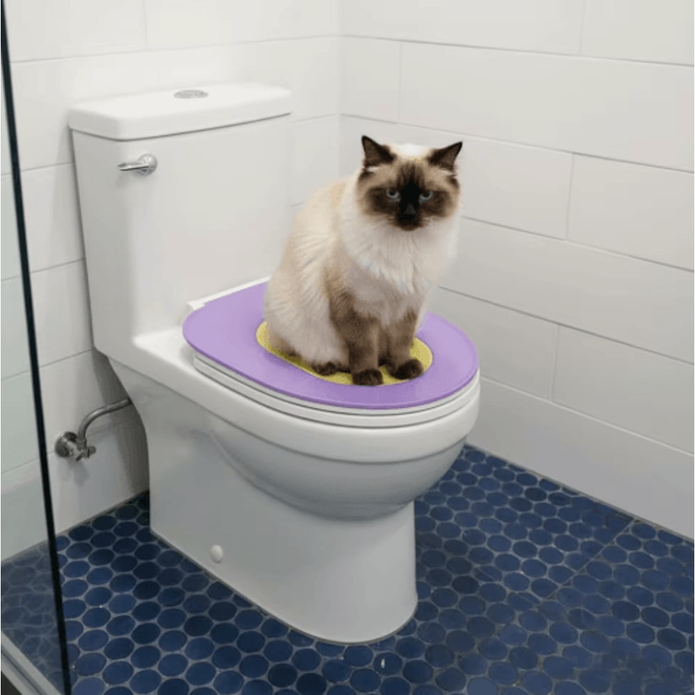 Portable Washable Cat Travel Toilet NonSlip Reusable Pet Litter Box 5