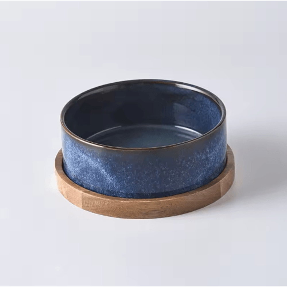 Elevated Ceramic Cat Bowl AntiSpill Food Water Feeder For Cats And Small Dogs 4