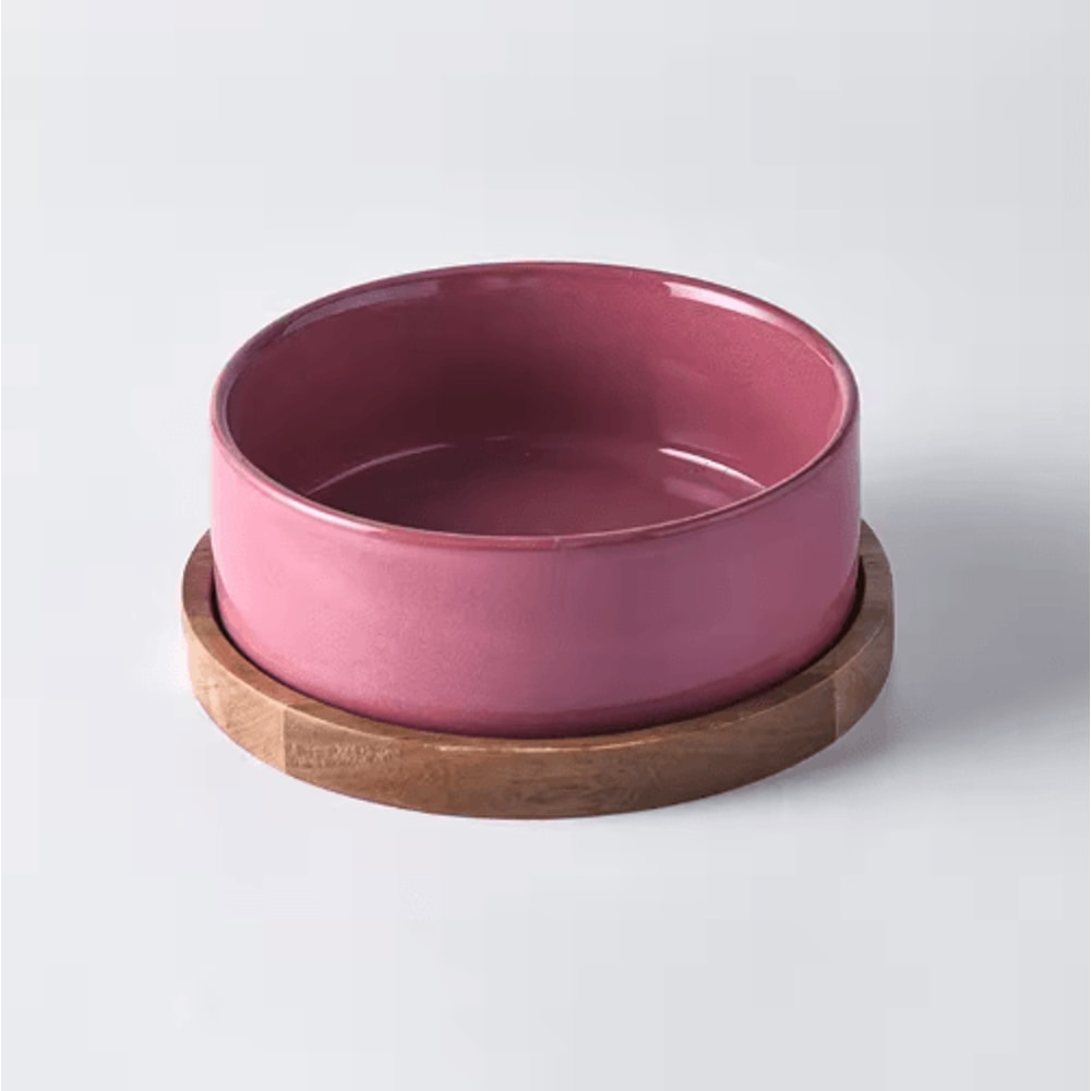 Elevated Ceramic Cat Bowl AntiSpill Food Water Feeder For Cats And Small Dogs 5