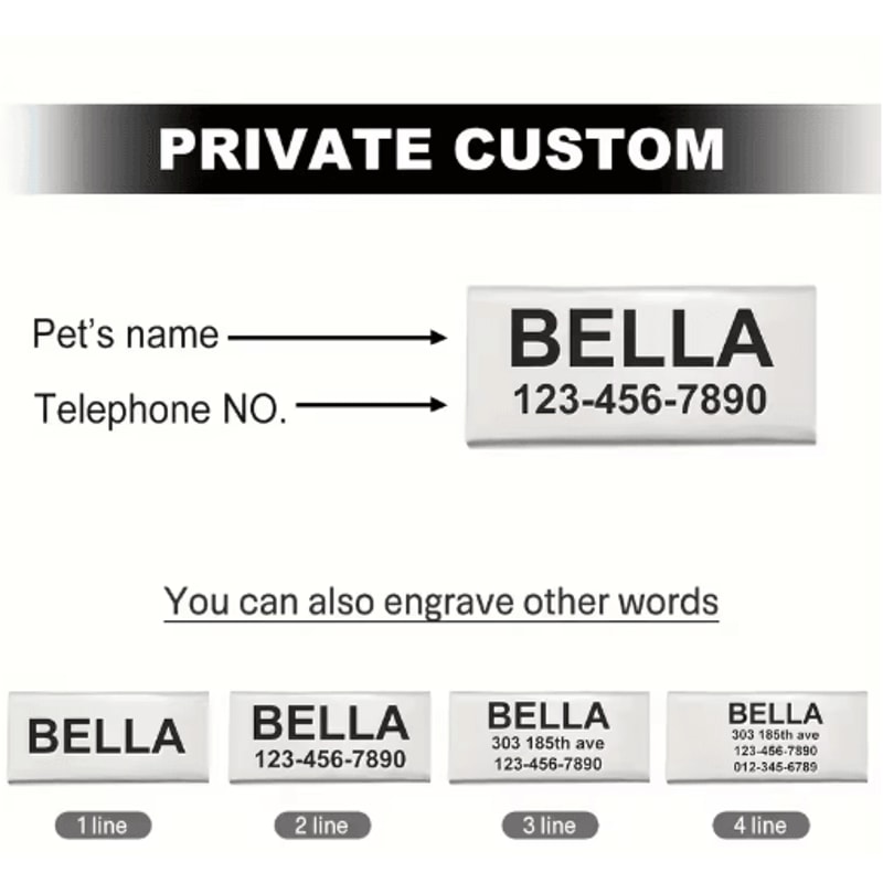 Personalized Cat Bow Tie Collar Adjustable Engraved ID Collar With Bell 7