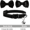 Personalized Cat Bow Tie Collar Adjustable Engraved ID Collar With Bell 0