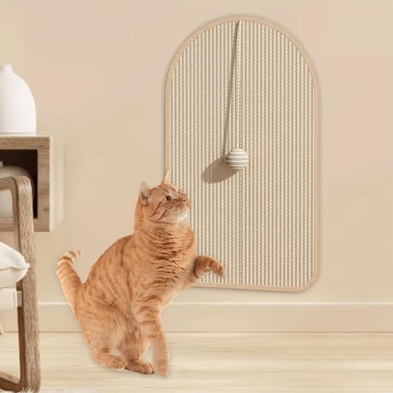 Durable Sisal Cat Scratch Pad WallMounted Furniture Sofa Protector 6