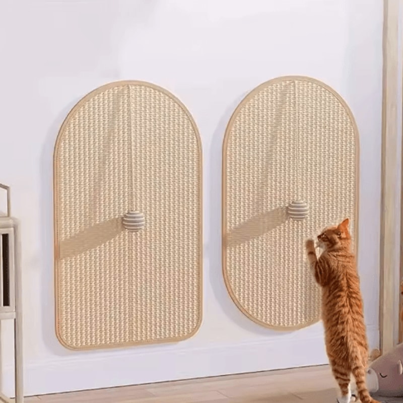 Durable Sisal Cat Scratch Pad WallMounted Furniture Sofa Protector 0