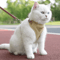 Breathable Cat Harness And Leash Set Adjustable Outdoor Vest For Cats Small Dogs 0