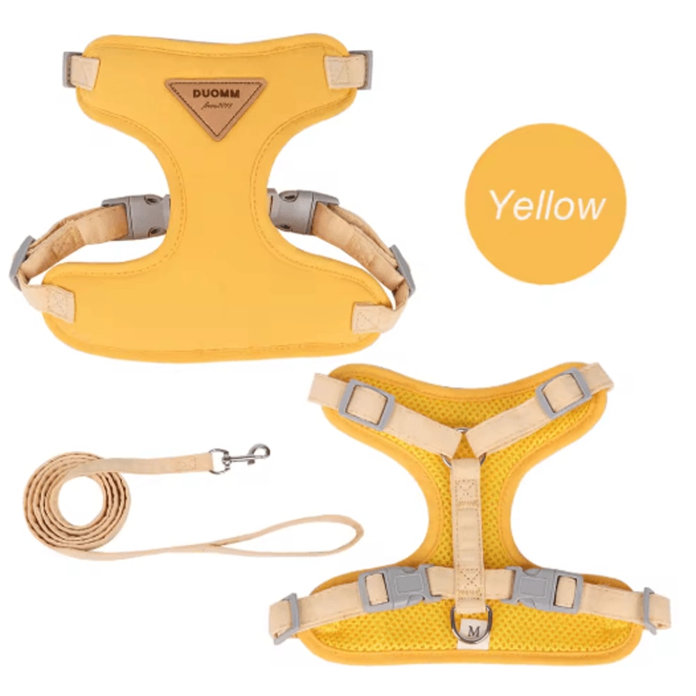 Breathable Cat Harness And Leash Set Adjustable Outdoor Vest For Cats Small Dogs 2