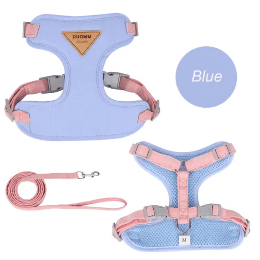 Breathable Cat Harness And Leash Set Adjustable Outdoor Vest For Cats Small Dogs 4