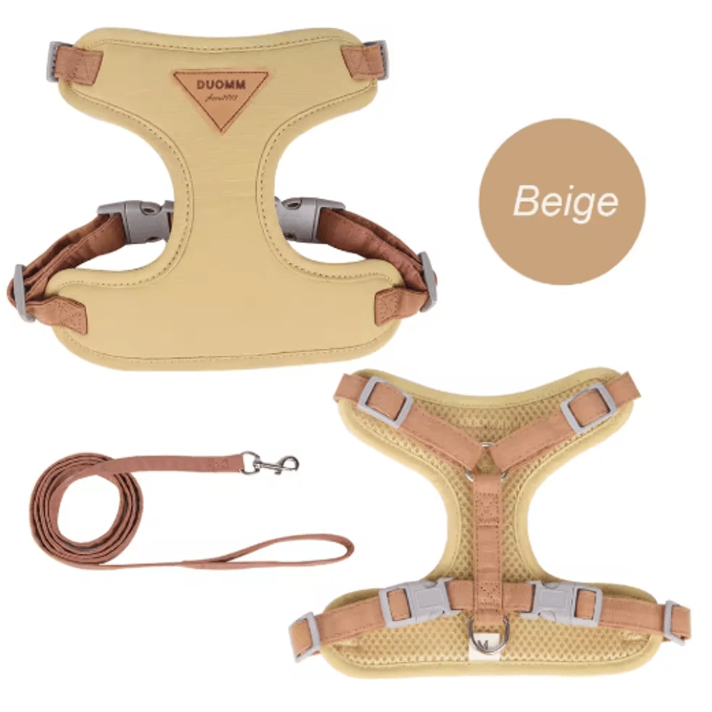 Breathable Cat Harness And Leash Set Adjustable Outdoor Vest For Cats Small Dogs 8