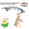 4Pack Automatic Butterfly Cat Toy Rotating Interactive Flying Teaser For Cats 4