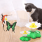 4Pack Automatic Butterfly Cat Toy Rotating Interactive Flying Teaser For Cats 6