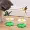 4Pack Automatic Butterfly Cat Toy Rotating Interactive Flying Teaser For Cats 0