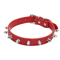Leather Spiked Pet Collar Adjustable Studded Neck Strap For Dogs Cats 4