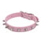 Leather Spiked Pet Collar Adjustable Studded Neck Strap For Dogs Cats 5