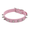 Leather Spiked Pet Collar Adjustable Studded Neck Strap For Dogs Cats 5