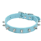 Leather Spiked Pet Collar Adjustable Studded Neck Strap For Dogs Cats 8