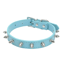 Leather Spiked Pet Collar Adjustable Studded Neck Strap For Dogs Cats 8