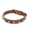 Leather Spiked Pet Collar Adjustable Studded Neck Strap For Dogs Cats 9