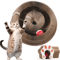 Interactive Accordion Cat Scratching Board With Ball ShapeShifting Cardboard Cat Toy 0
