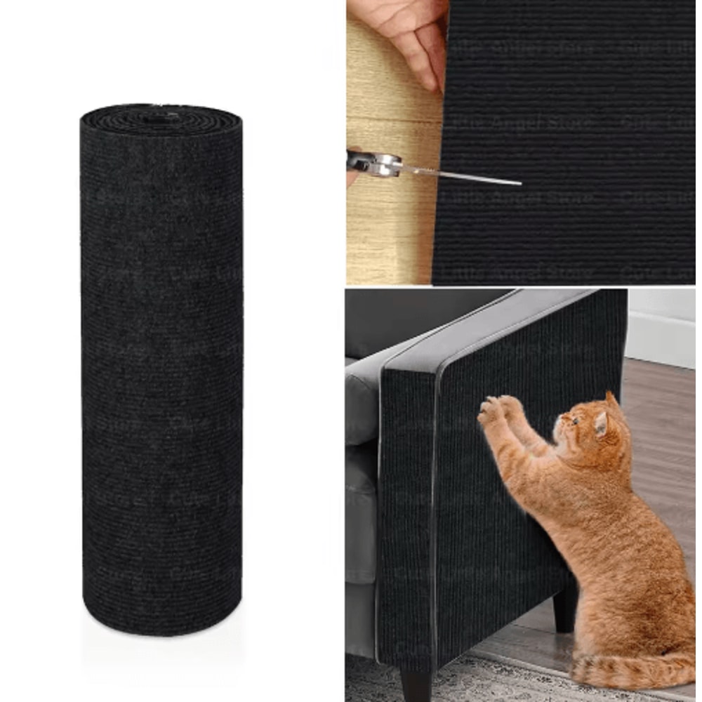 40by300cm SelfAdhesive Cat Scratch Mat Trimmable Sofa Furniture Protector 3