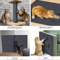 40by300cm SelfAdhesive Cat Scratch Mat Trimmable Sofa Furniture Protector 11