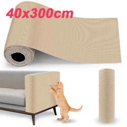 40by300cm self-adhesive cat scratch mat – trimmable sofa & furniture protector