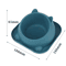 Stainless Steel AntiSpill Cat Bowl NonSlip Pet Food Water Feeder 5