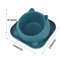 Stainless Steel AntiSpill Cat Bowl NonSlip Pet Food Water Feeder 5