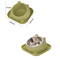 Stainless Steel AntiSpill Cat Bowl NonSlip Pet Food Water Feeder 9