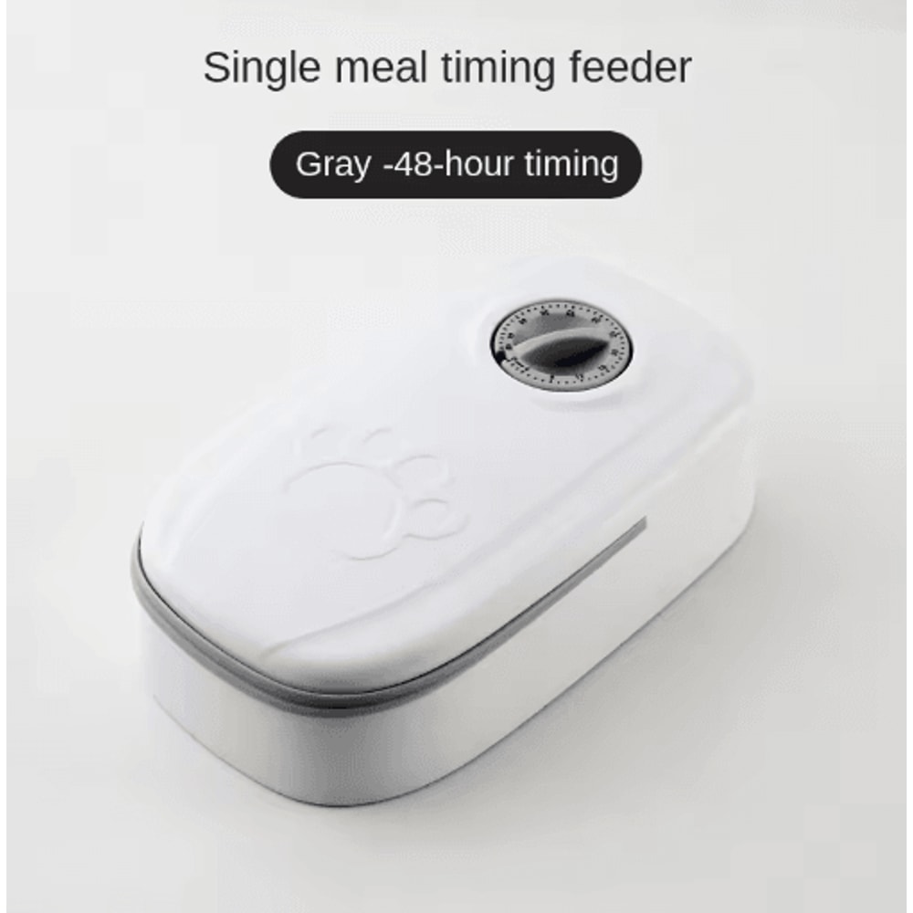 Automatic Timed Pet Food Dispenser Cooling Wet Food Bowl For Cats Dogs 2