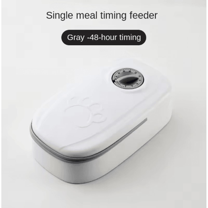 Automatic Timed Pet Food Dispenser Cooling Wet Food Bowl For Cats Dogs 2