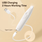 ROJECO Rechargeable Pet Paw Hair Trimmer With LED Light Precision Grooming Clipper For Cats Dogs 2