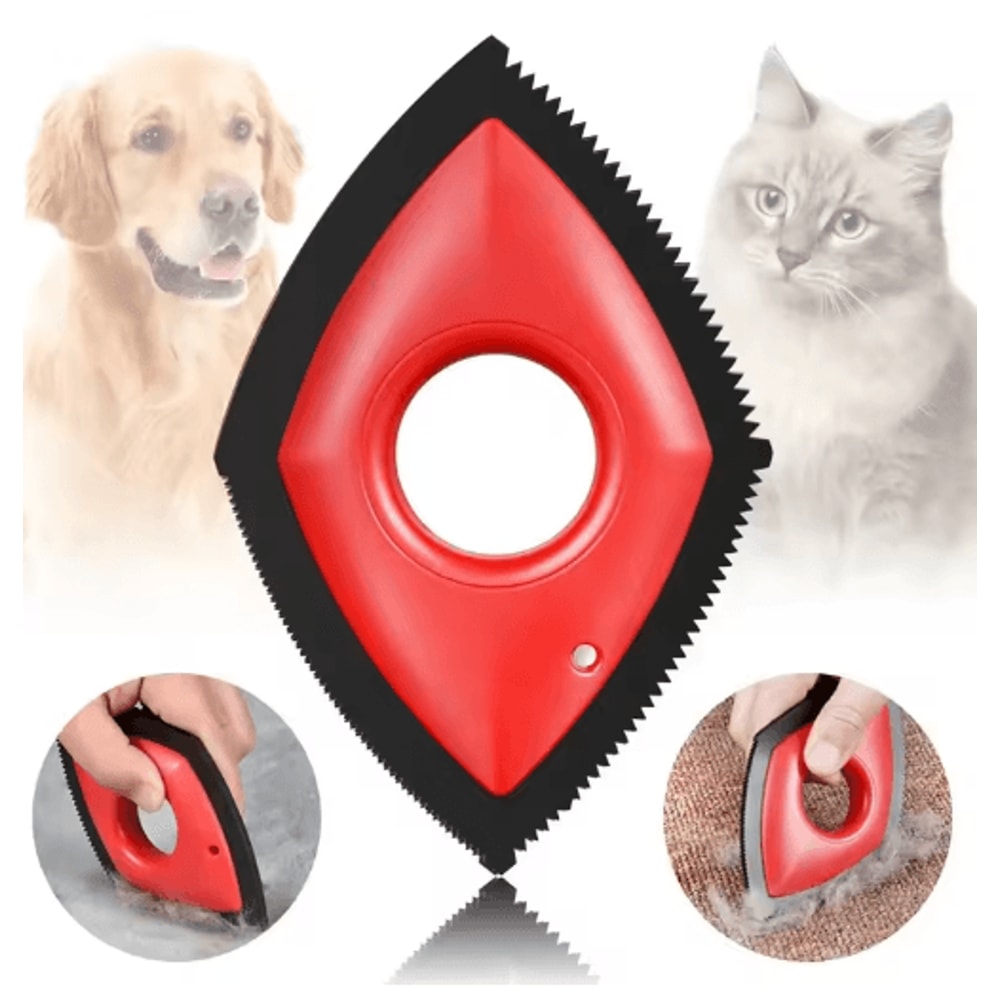 MultiSurface Pet Hair Remover Brush Fur Cleaning Tool For Furniture Carpets Cars 0