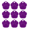 20PCS Paw Shape Pet ID Tags Personalized Aluminum Name Tags For Dogs Cats 9