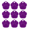 20PCS Paw Shape Pet ID Tags Personalized Aluminum Name Tags For Dogs Cats 9