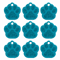 20PCS Paw Shape Pet ID Tags Personalized Aluminum Name Tags For Dogs Cats 1