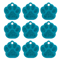 20PCS Paw Shape Pet ID Tags Personalized Aluminum Name Tags For Dogs Cats 1