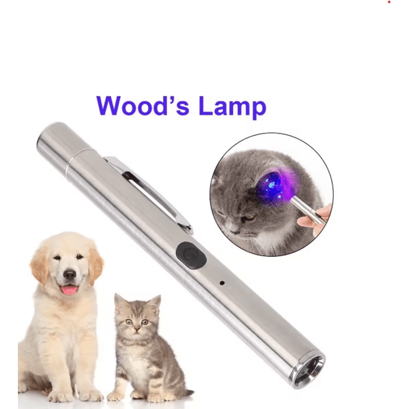 365nm UV Veterinary Wood Lamp Pet Fungus Ringworm Detection Flashlight 0