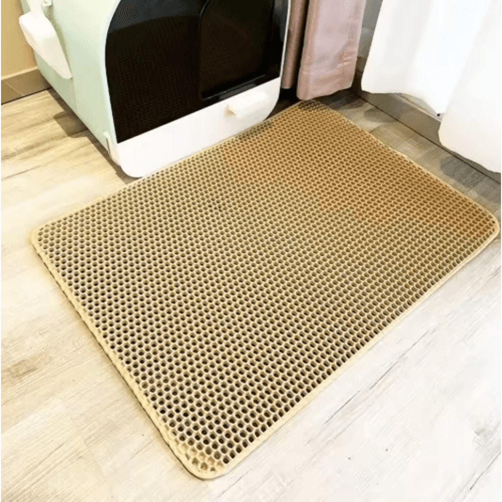 HeavyDuty Double Layer Cat Litter Mat Waterproof NonSlip Litter Trapper 1