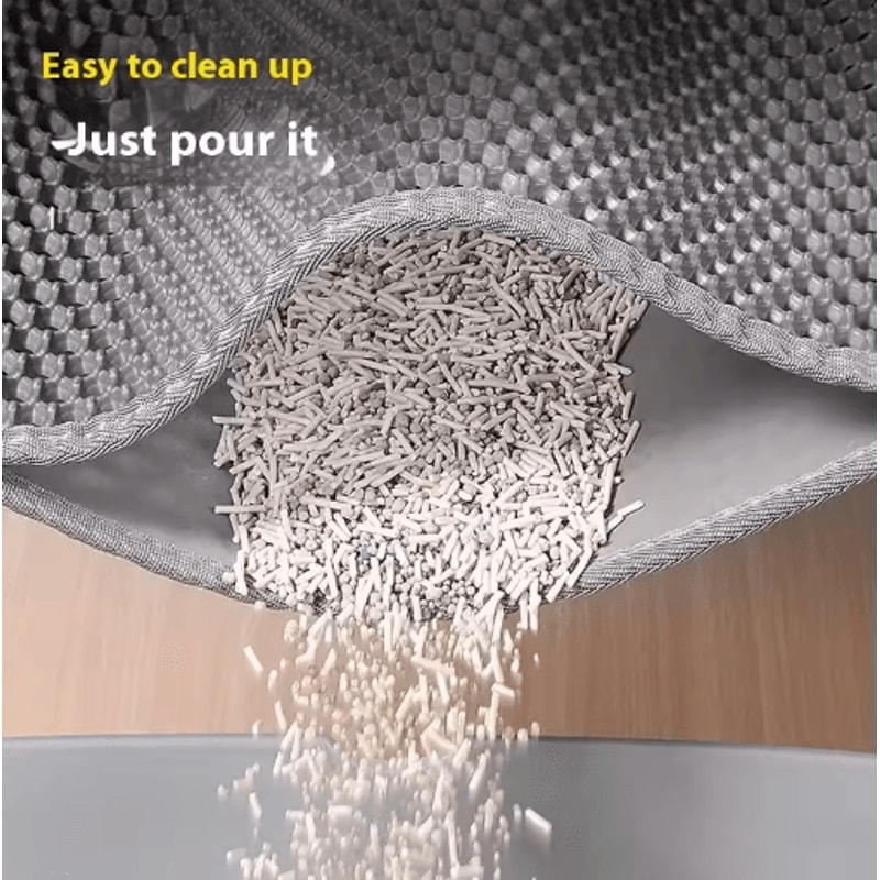 HeavyDuty Double Layer Cat Litter Mat Waterproof NonSlip Litter Trapper 6