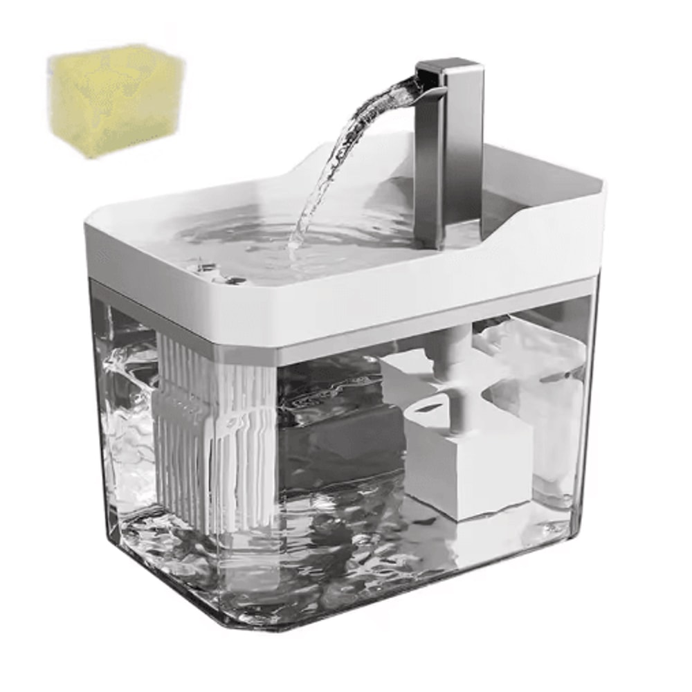Transparent Automatic Cat Water Fountain Circulating Flowing Pet Water Dispenser 1