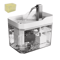 Transparent Automatic Cat Water Fountain Circulating Flowing Pet Water Dispenser 6