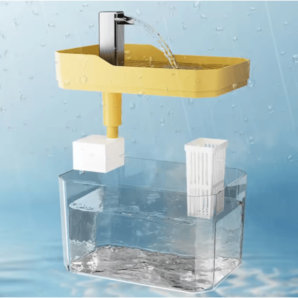 Transparent Automatic Cat Water Fountain Circulating Flowing Pet Water Dispenser 7