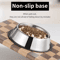 Stainless Steel Pet Feeding Bowl Durable Food Water Dish For Cats And Dogs 7