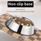 Stainless Steel Pet Feeding Bowl Durable Food Water Dish For Cats And Dogs 7