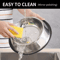 Stainless Steel Pet Feeding Bowl Durable Food Water Dish For Cats And Dogs 8